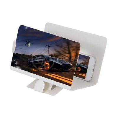 Lupa Ampliadora Tela De Celular Portátil Dobrável Branca