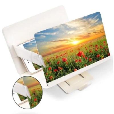Lupa Ampliadora Tela De Celular Portátil Dobrável Branca