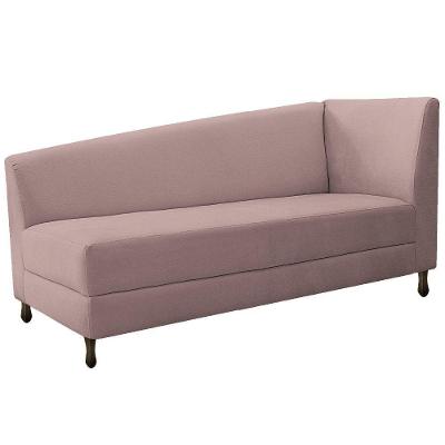 Diva Recamier Heitor 140Cm Lado Esquerdo Linho - Doce Sonho Móveis Rosê