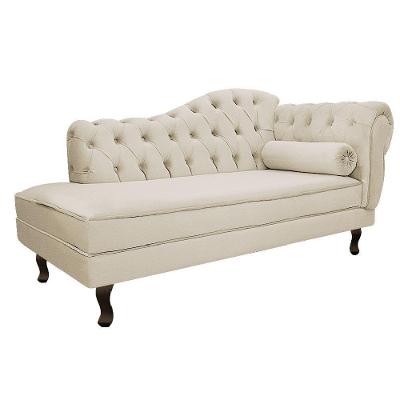 Diva Recamier Diana 140cm Lado Esquerdo Corano - Doce Sonho Móveis Bege