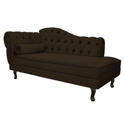 Diva Recamier Diana 160cm Lado Direito Corano - Doce Sonho Móveis Marrom