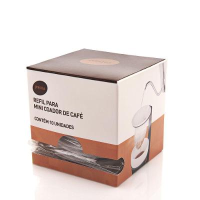 Conjunto 10 Refil Para Mini Coador De Café - Pressca único