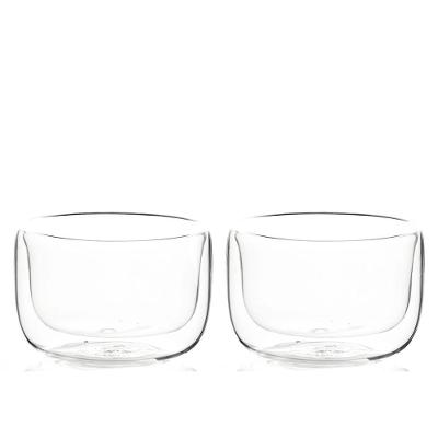 Conjunto 2 Tigelas Parede Dupla Sopa 300ml Borossilicato