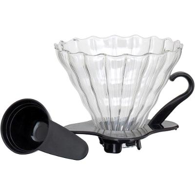 Kanne Suporte Filtro Café 10X12X12Cm Borosilicato Transp Com Acessorio