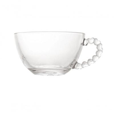 Kit 6 Xícaras Para Café De Cristal Coração 80 Ml - Lyor