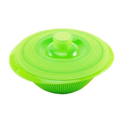 Tigela De Silicone Cozimento Vapor Legumes Verde Silikomart