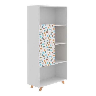 Estante Para Quarto Infantil Com 1 Porta Branco Tx