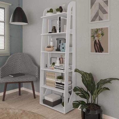 Estante Floripa Para Livros Branco 5 Prateleiras E 1 Nicho