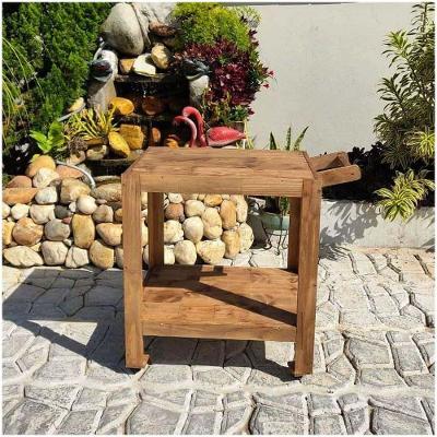Carrinho Gourmet Para Churrasco 81x41x61 Móveis Rio Negrinho