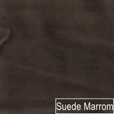Sofá 2 e 3 Lugares Europa 180cm Conforto e Elegância Suede Marrom