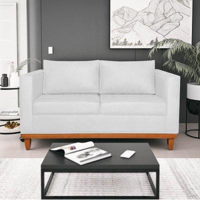 Sofá 2 E 3 Lugares Europa 180 Cm Estilo Conforto E Elegância Corano - Amarena Móveis Branco