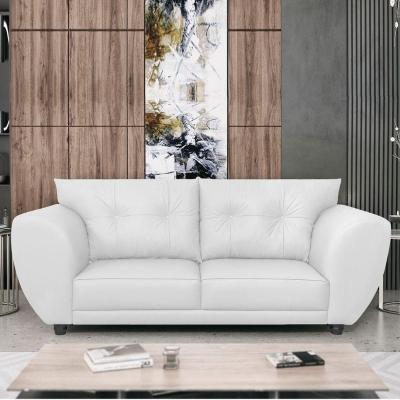 Sofá 2 Lugares Tulipa Suede - Amarena Móveis Branco