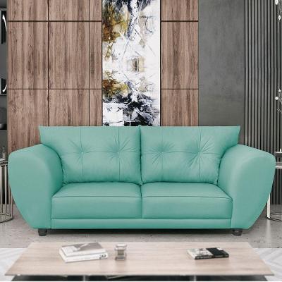 Sofá 2 Lugares Tulipa Suede - Amarena Móveis Azul Tiffany