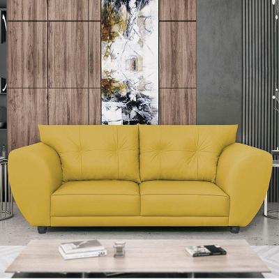 Sofá 2 Lugares Tulipa Suede - Amarena Móveis Amarelo