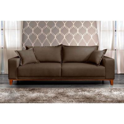 Sofá Fixo Argos 2 Lugares Luxo 160cm Castellar Móbile Chumbo