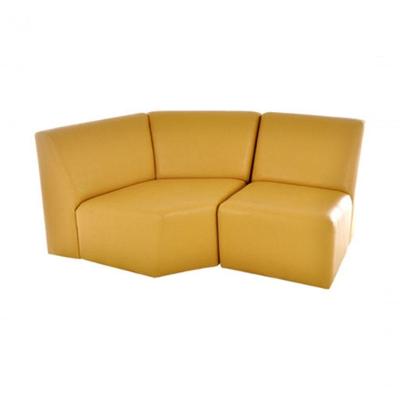 Sofá Recepção De Escritório Linha Recepção Napoli Amarelo