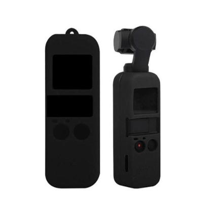 Capa Case em Silicone Preto + Cordão para DJI Osmo Pocket