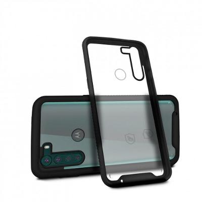 Capa Case Capinha Stronger Preta Para Motorola Moto One Fusion Plus - Gshield