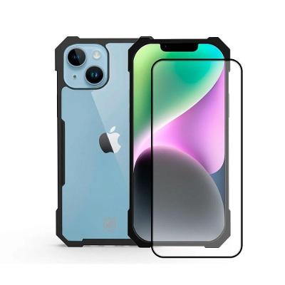 Capa Dual Shock X E Pelicula Coverage Para Iphone Xr-Gshield