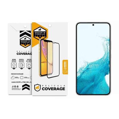 Película Coverage 5D Pro Preta Para Samsung Galaxy S22 Plus - Gshield