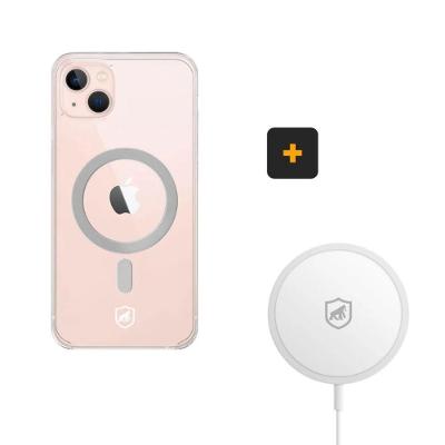 Kit Magsafe - Carregador E Capa Case Capinha Para Iphone 13 Mini - Gshield