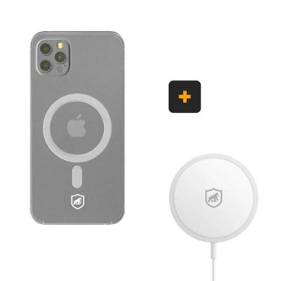 Kit Magsafe - Carregador E Capa Case Capinha Para Iphone 12 Pro - Gshield