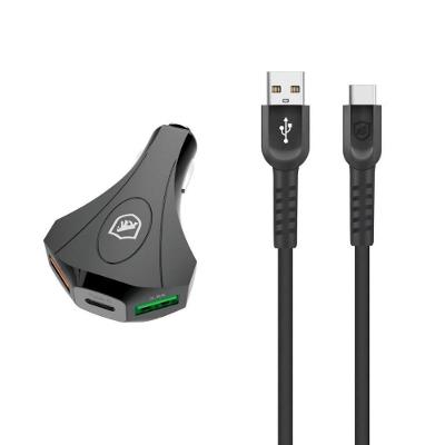Kit Carregador Veicular Tank E Cabo Dual Shock Tipo C - Gshield