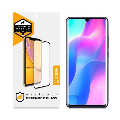 Película Defender Glass Para Xiaomi Mi 10 Lite - Preta - Gshield