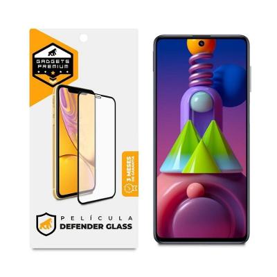 Película Defender Glass Para Samsung Galaxy M51 - Preta - Gshield