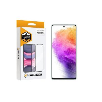 Película Dual Glass Para Samsung Galaxy A73 5G - Preto - Gshield