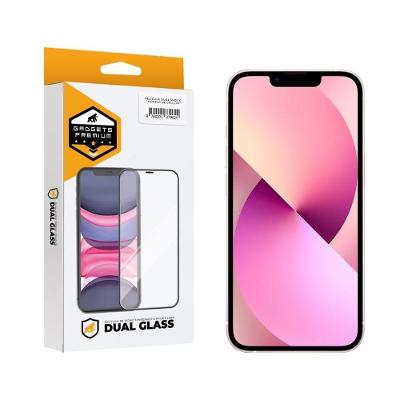 Película Dual Glass Para Iphone 13 Mini - Preto - Gshield