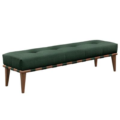 Recamier Valentin Luxo Madeira Maciça Castellar Móbile Veludo Verde