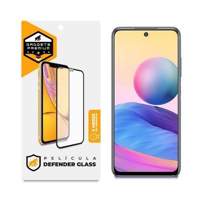 Película Defender Glass Para Xiaomi Redmi Note 10 5G - Preta - Gshield