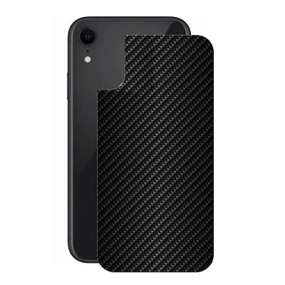 Película Iphone Xr - Traseira Fibra Carbono Preta - Gshield