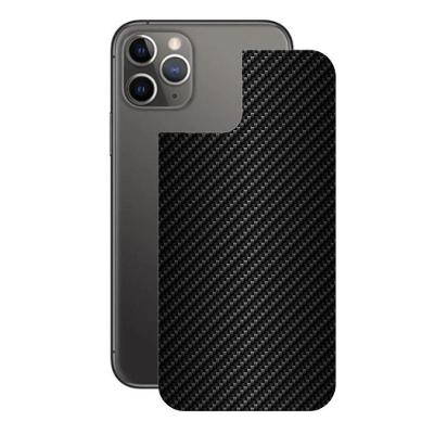 Película Iphone 11Promax-Traseira Fibracarbono Preta-Gshield