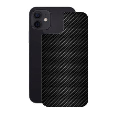 Película Iphone 12 - Traseira Fibra Carbono Preta- Gshield