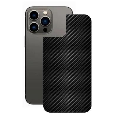 Película Iphone 13Promax-Traseira Fibracarbono Preta-Gshield