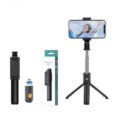 Bastão De Selfie Com Tripé Para Celular Com Controle Disparador K07