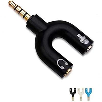 Adaptador P3 Para P2 3.5Mm Para Headset, Smartphone, Celular, Controle Adaptador P3 X P2 Preto