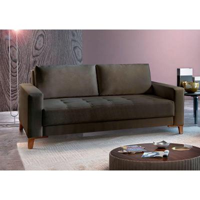 Sofá Fixo Orion 2 Lugares Luxo 140cm Castellar Móbile Chumbo