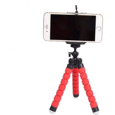 Mini Tripé Flexivel Para Celular 16cm - Tripe Vermelho P
