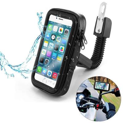 Suporte Smartphone Celular Gps Moto Retrovisor 6,3 Polegadas P/ Moto