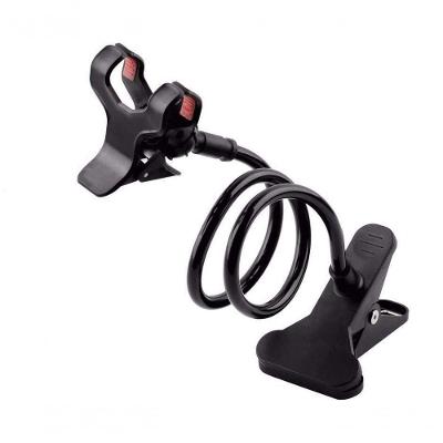 Suporte Para Celular Universal - Super Articulado - Multi Uso Pegador Preto