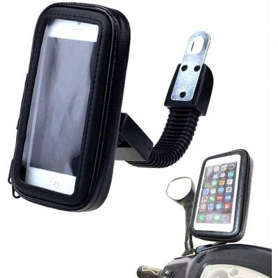 Suporte Capa Moto Retrovisor Prova D'Água Celular Até 6,3 Rt
