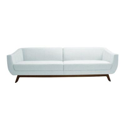 Sofá 4 Lugares Boomer 260cm Corano Branco Gran Belo