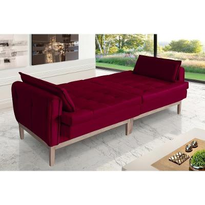Sofá Cama Rivieira 2,50m-vinho