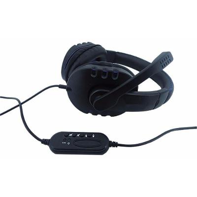 Fone Ouvido Headset Gamer Pc Playstation Ps4 Ps3 Jogo e Chat Kp-359 Azul