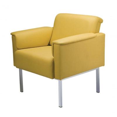 Sofá Recepção De Escritório Linha Recepção Contatic Amarelo