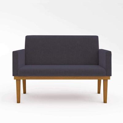 Namoradeira Base Reforçada Sala Elegante Cinza