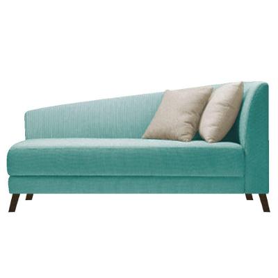 Recamier Heitor 140Cm Com Almofada Azul Tiffany/Bege